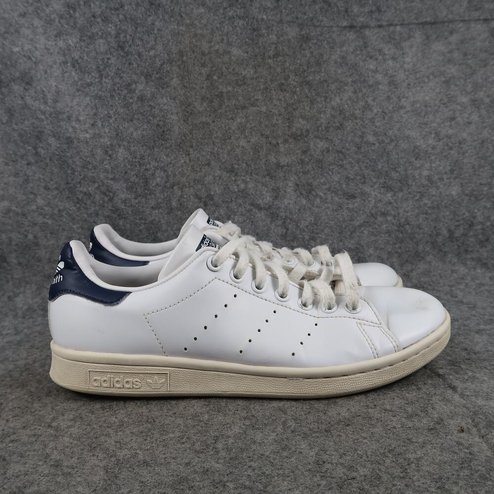 Adidas Shoes Womens 7.5 Casual Sneakers Stan Smith Lifestyle Trainer White Blue